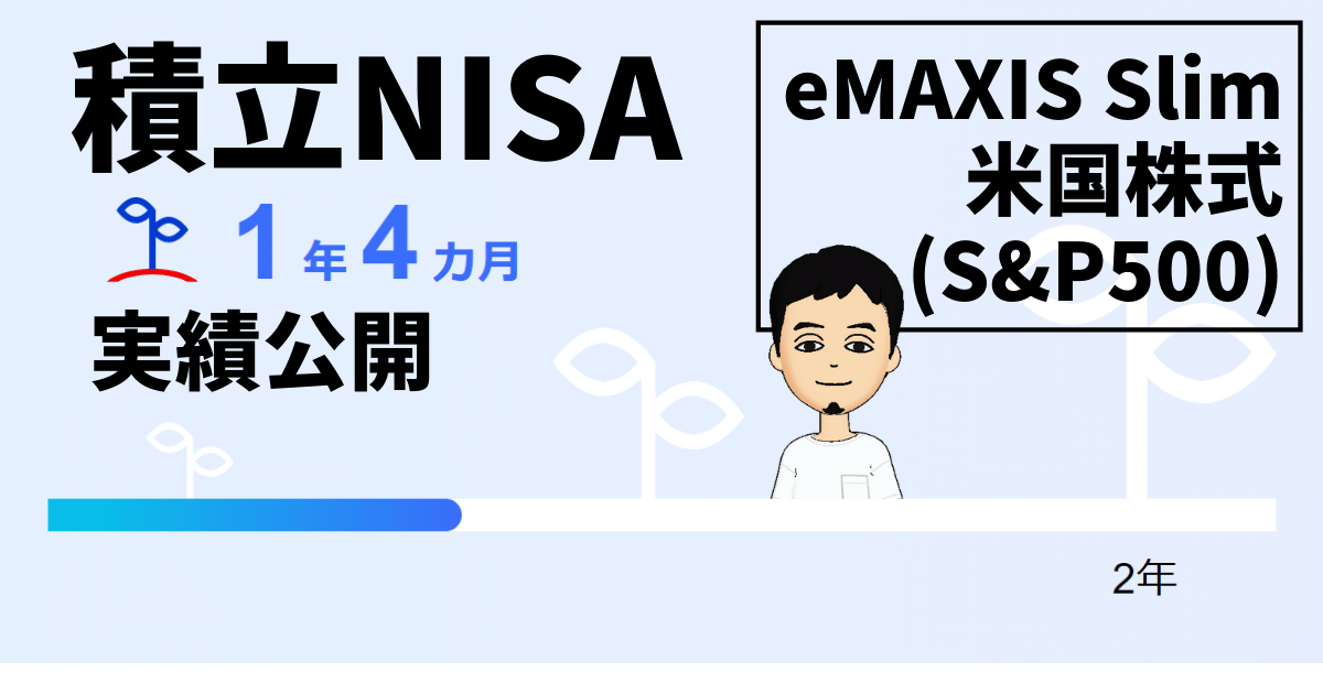 積立NISA　1年4ヶ月目